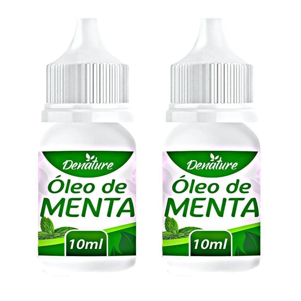 Óleo De Menta 10Ml Denature 2 Unidades