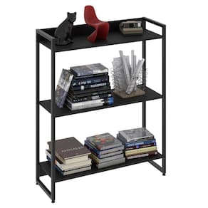 Estante Livreiro Dynamica Industrial 80cm 3 Prateleiras C08 Preto Ônix - Mpozenato