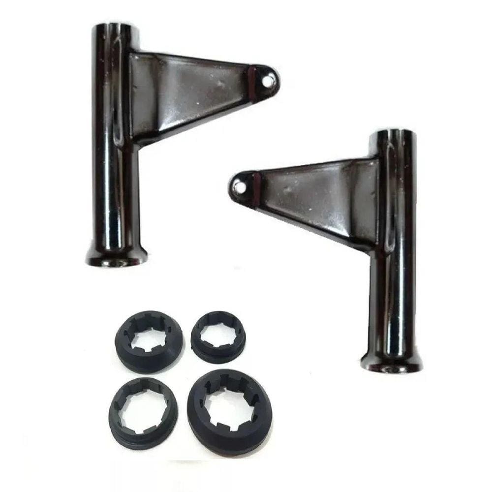 Kit Suporte Farol Orelha E Borracha Cg Today 125 99 Preto