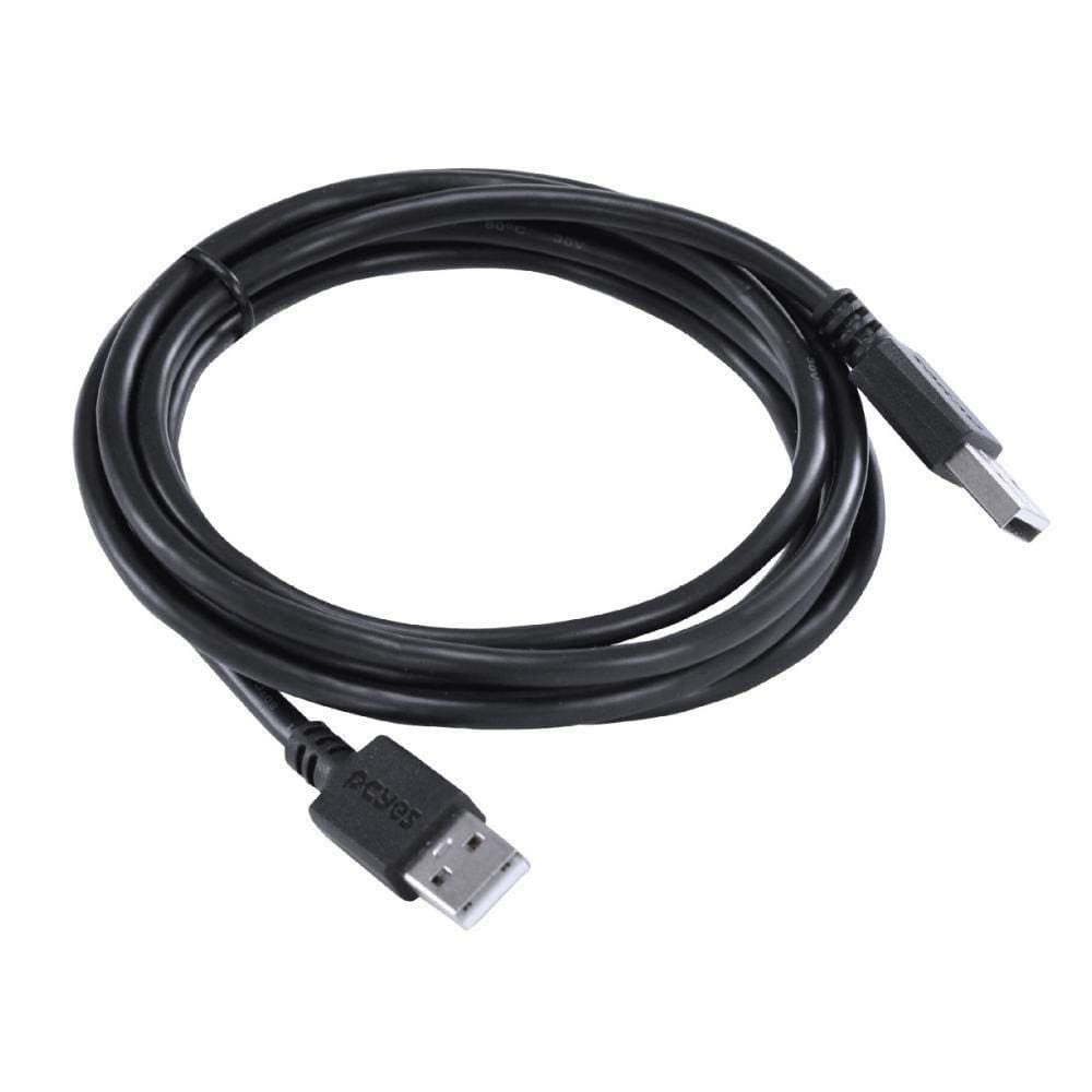 Cabo de Dados Usb A 2.0 Macho para Usb A 2.0 Macho 2M
