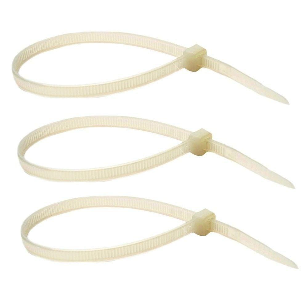 Abraçadeira de Nylon 100 Unidades Enforca Gato Branco Cinta