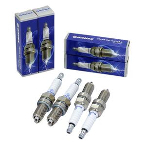 Kit Jogo 4 Velas Fiat Siena 1.3 16v/ Fire desde 00 Gasolina