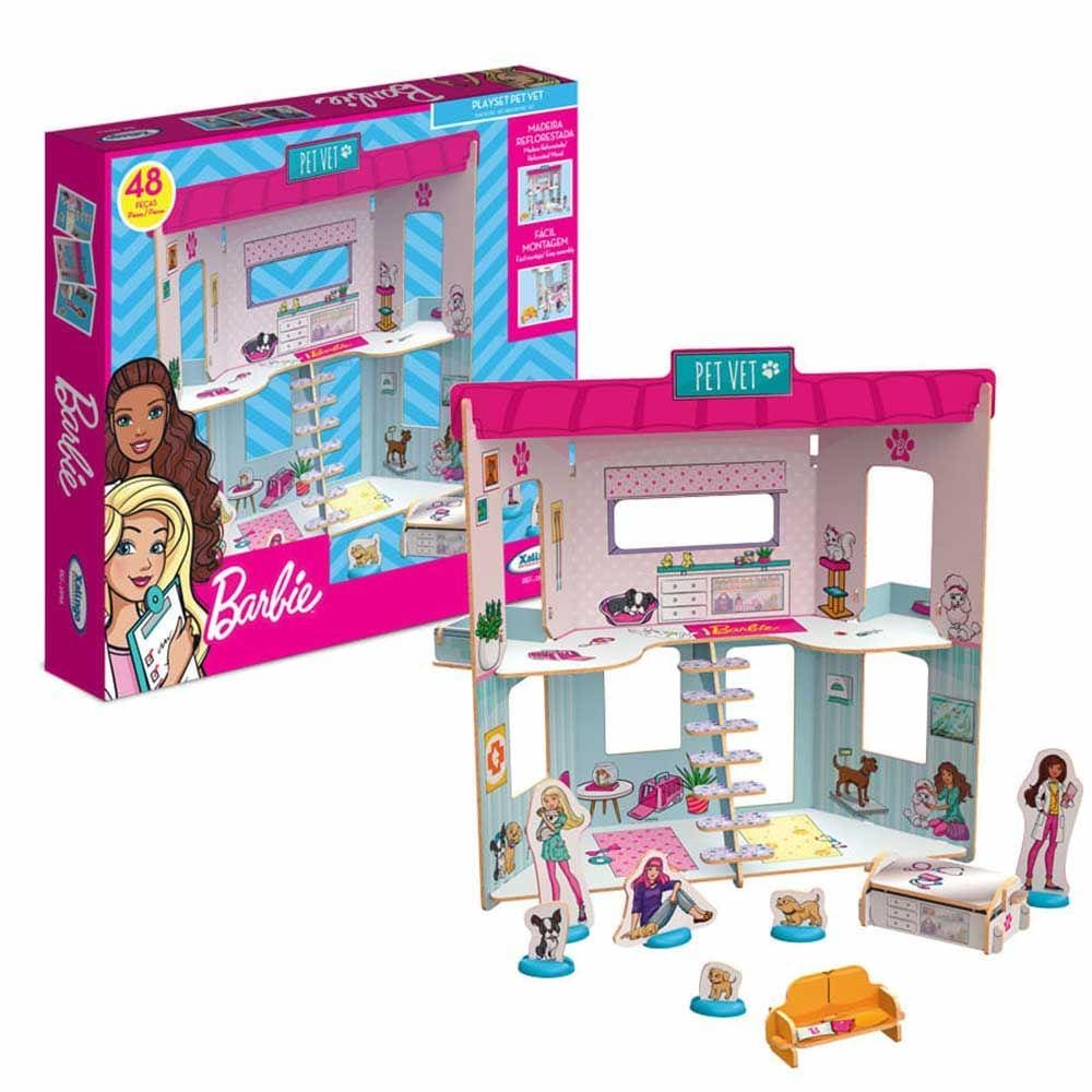 Brinquedo Barbie Casa Glam Com Boneca 30 Cm Mattel - Fxg55