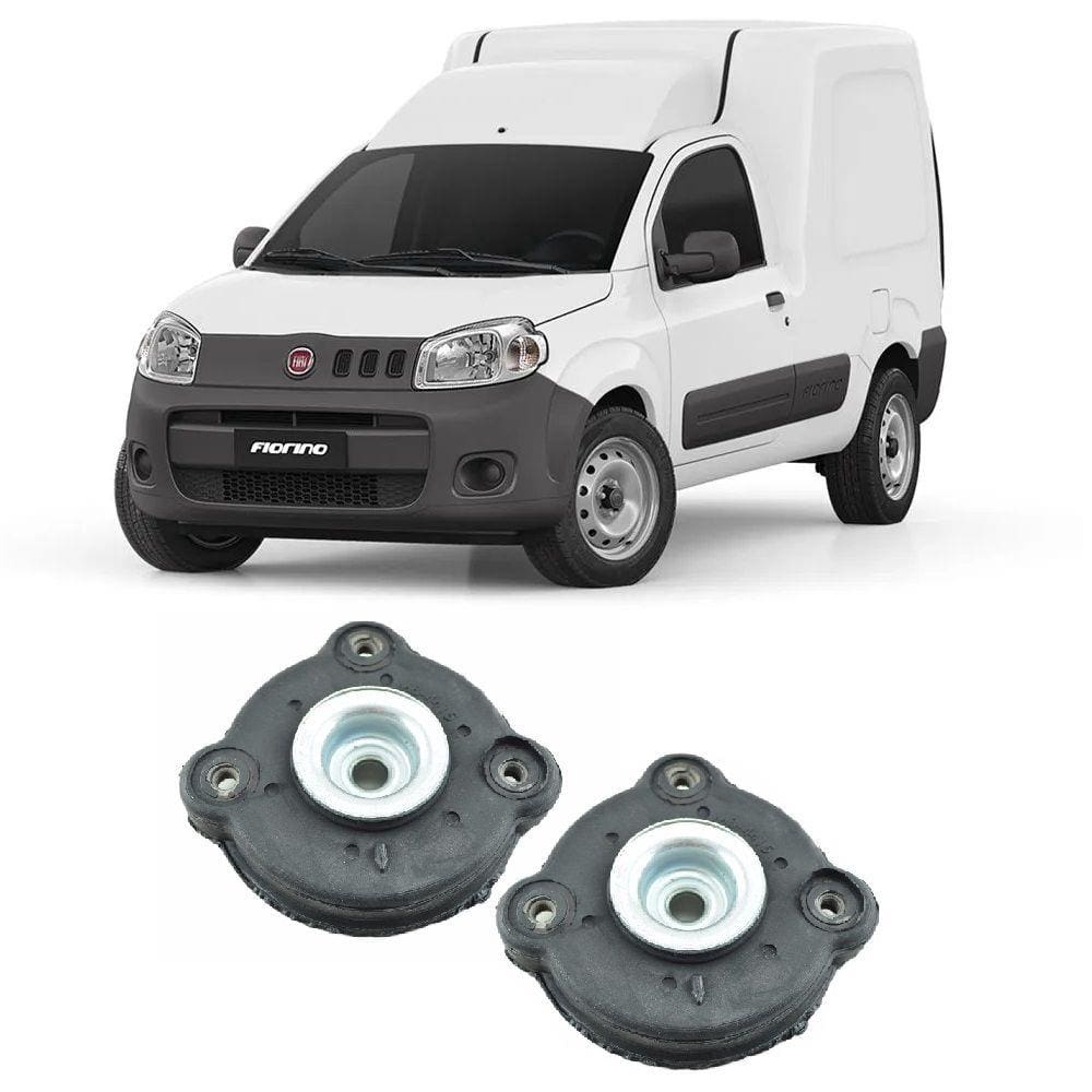 Coxim do Amortecedor Fiat Fiorino Dianteiro 2014 Até 2019 O Par