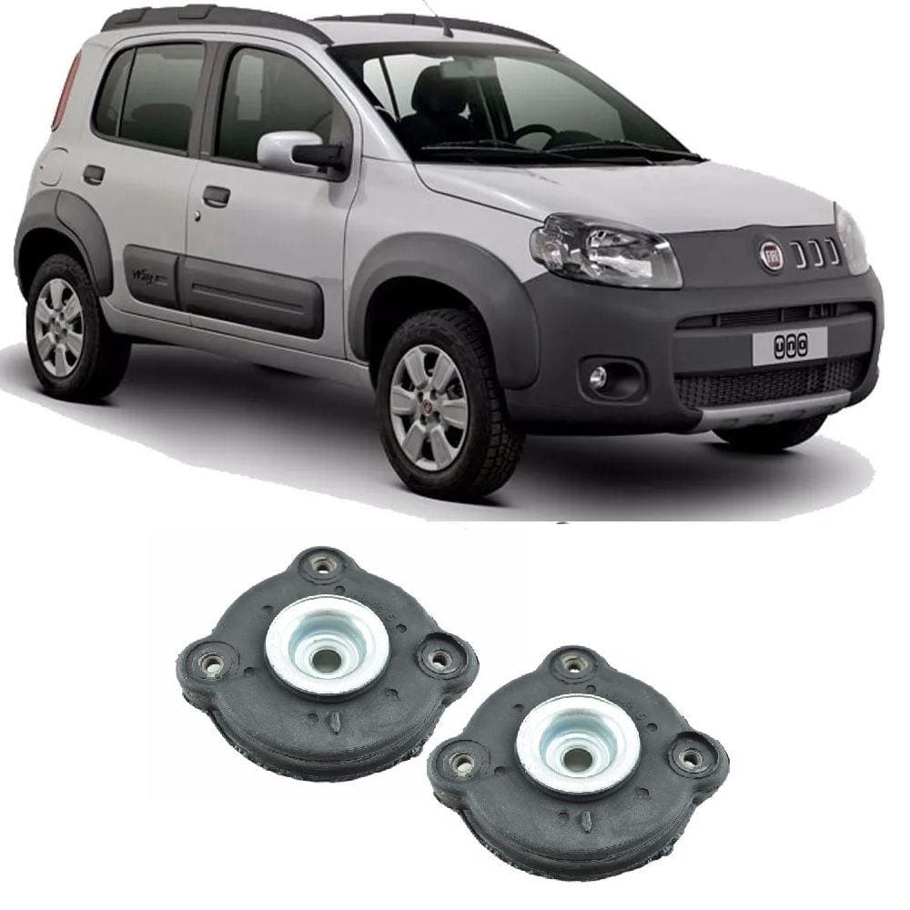 Coxim do Amortecedor Fiat Uno Vivace Dianteiro 2010 Até 2020 O Par