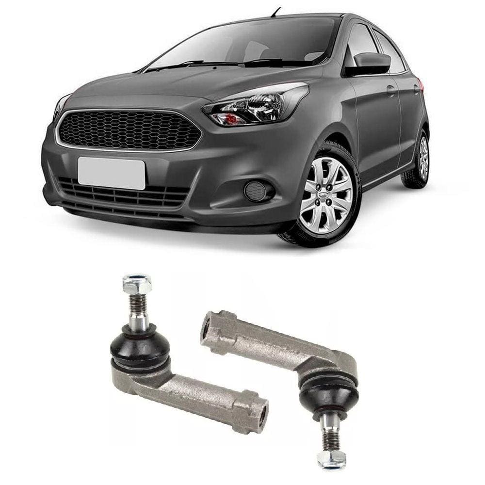 Terminal de Direção Ford Ka Dianteiro 2014 Até 2018 Flex Automotive O Par