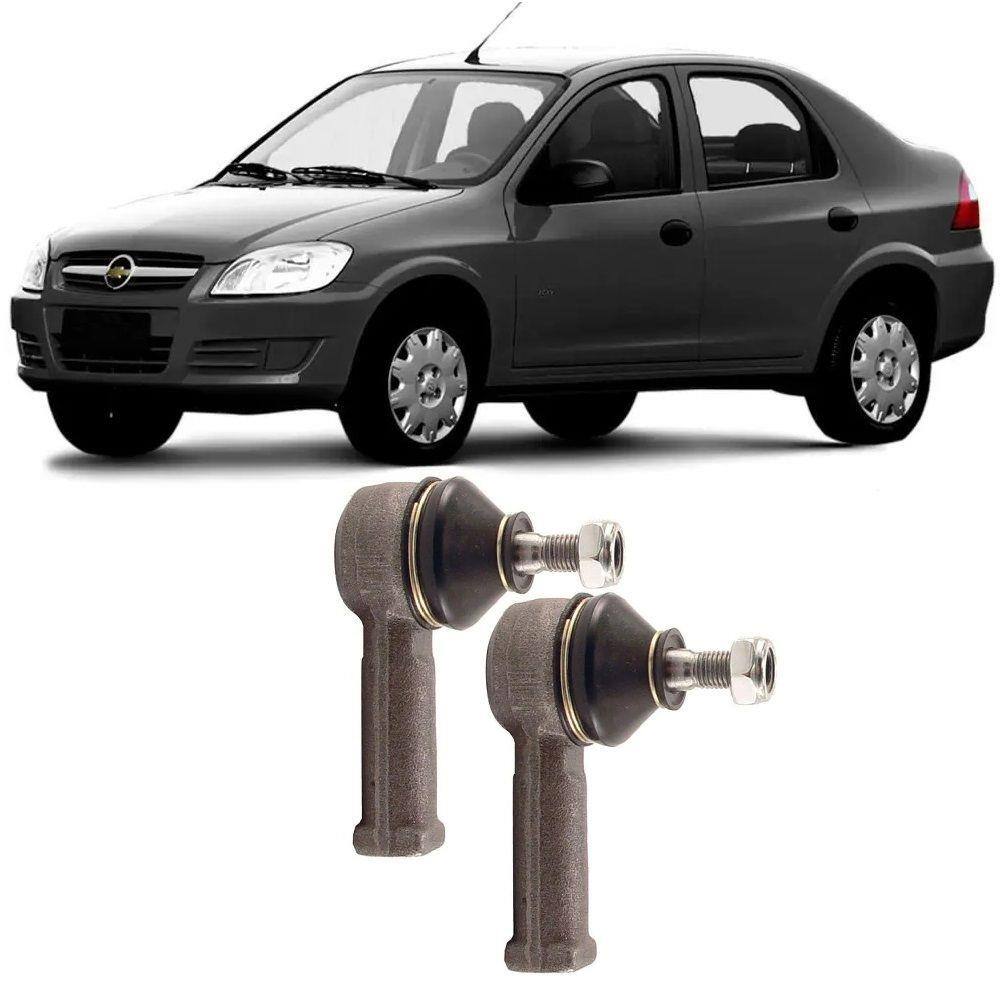 Terminal de Direção Chevrolet Prisma Dianteiro 2006 Até 2012 O Par