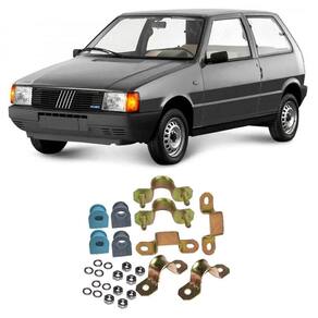 Kit Estabilizador Fiat Uno DianteiroCentralLateral 1991 Até 1996 18MM - O Par