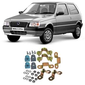 Kit Estabilizador Fiat Uno Mille DianteiroCentralLateral 1991 Até 2013 15MM - O Par
