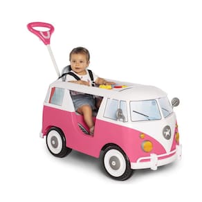 Carrinho de Passeio e Pedal Kombina Rosa - Calesita