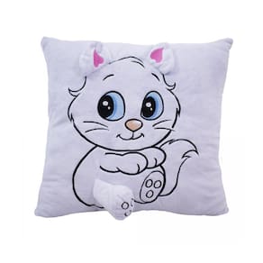Almofada Quadrada Mingau Gato Magali(fibra)- Turma Da Mônica