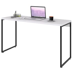 Mesa de Escritório Escrivaninha 135cm Dynamica Industrial C08 Branco Chess - Mpozenato
