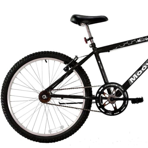 BICICLETA MOUNTAIN BIKE ARO 26 /UNISSEX - PRETA - CAEDE - Casa e Decoração