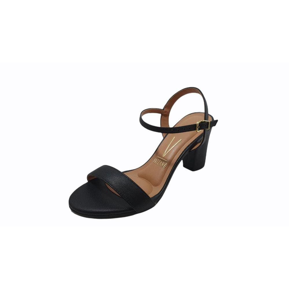 Sandália Feminina Salto Grosso Medio Pelica Vizzano 6262474