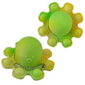 Fidget Toy Pop It Polvo Chaveiro KIT 2 Uni Alivia Estresse Ansiedade Relaxante Mental