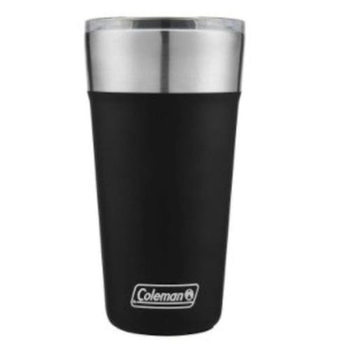 Copo Térmico Coleman Inox Com Tampa E Abridor 591Ml - Preto