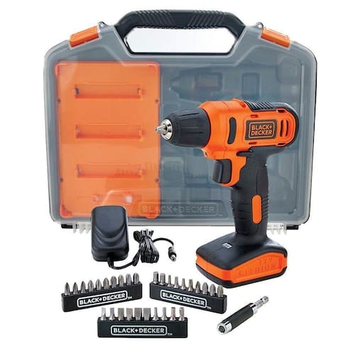 Furadeira/parafusadeira 12V 31 Acessórios Biv Black Decker Menor preço em Furadeira/parafusadeira 12V 31 Acessórios Biv Black Decker