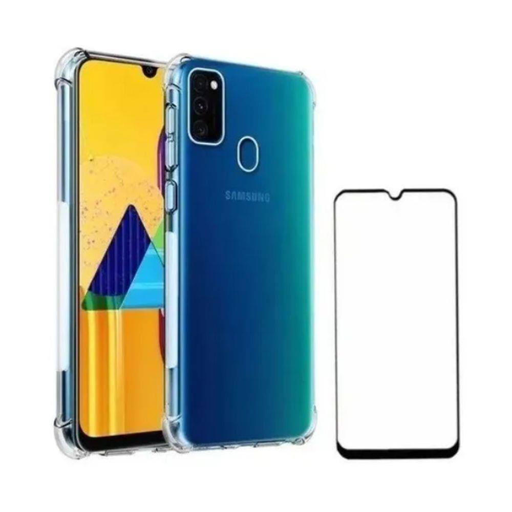 Capa Capinha Anti Impacto + Película De Vidro 3d Samsung M31 | Casas Bahia