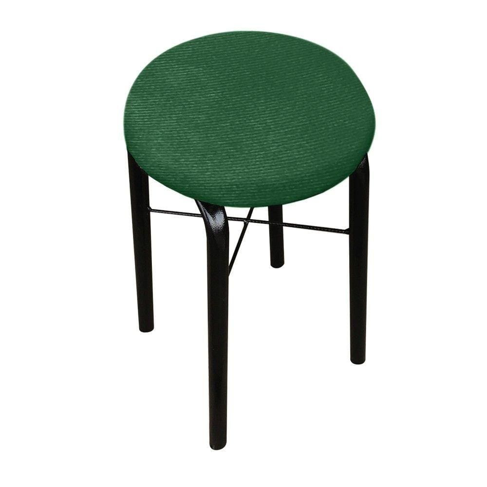 Banqueta Baixa Manu Suede D`rossi Cor Verde