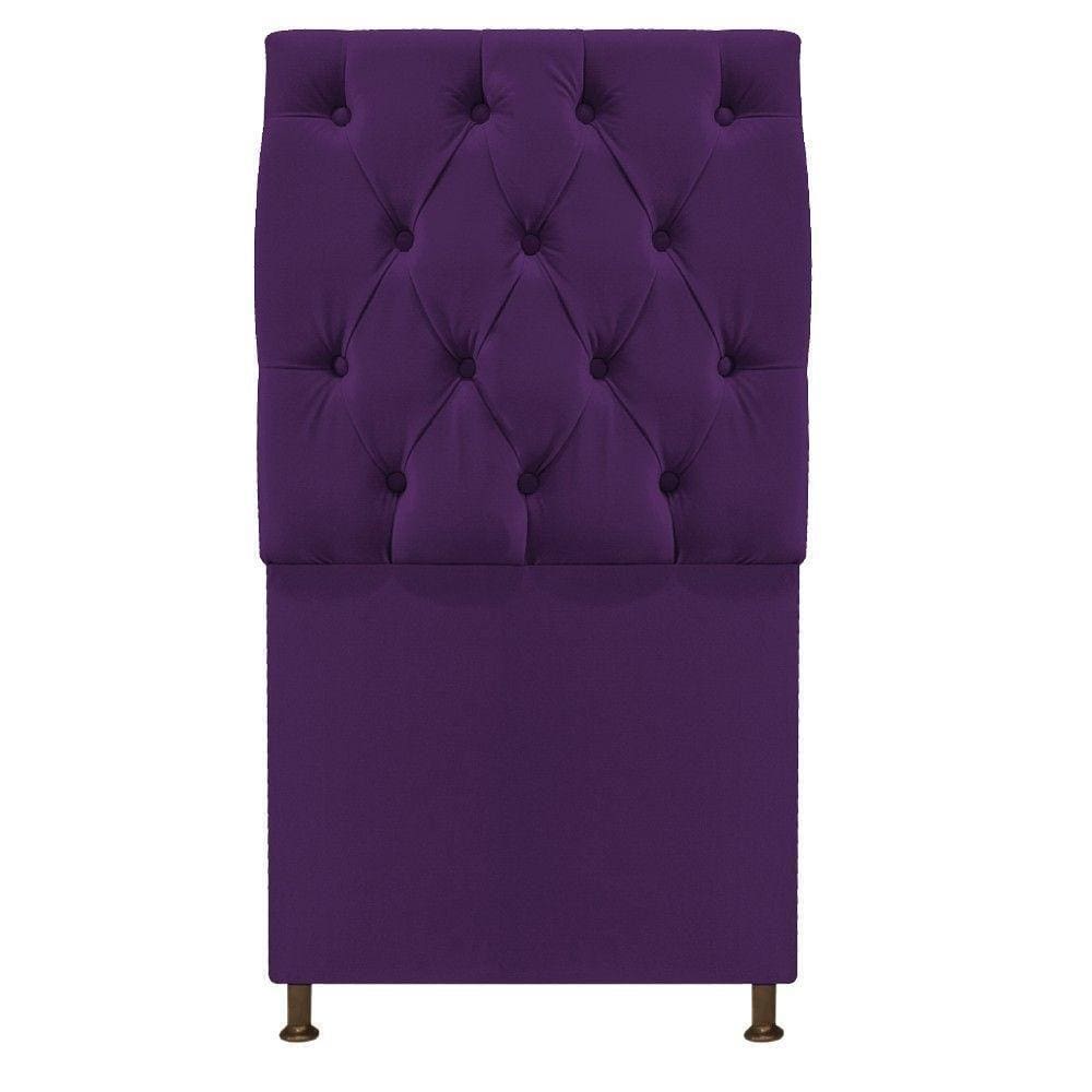 Cabeceira Sofia 90cm Roxo