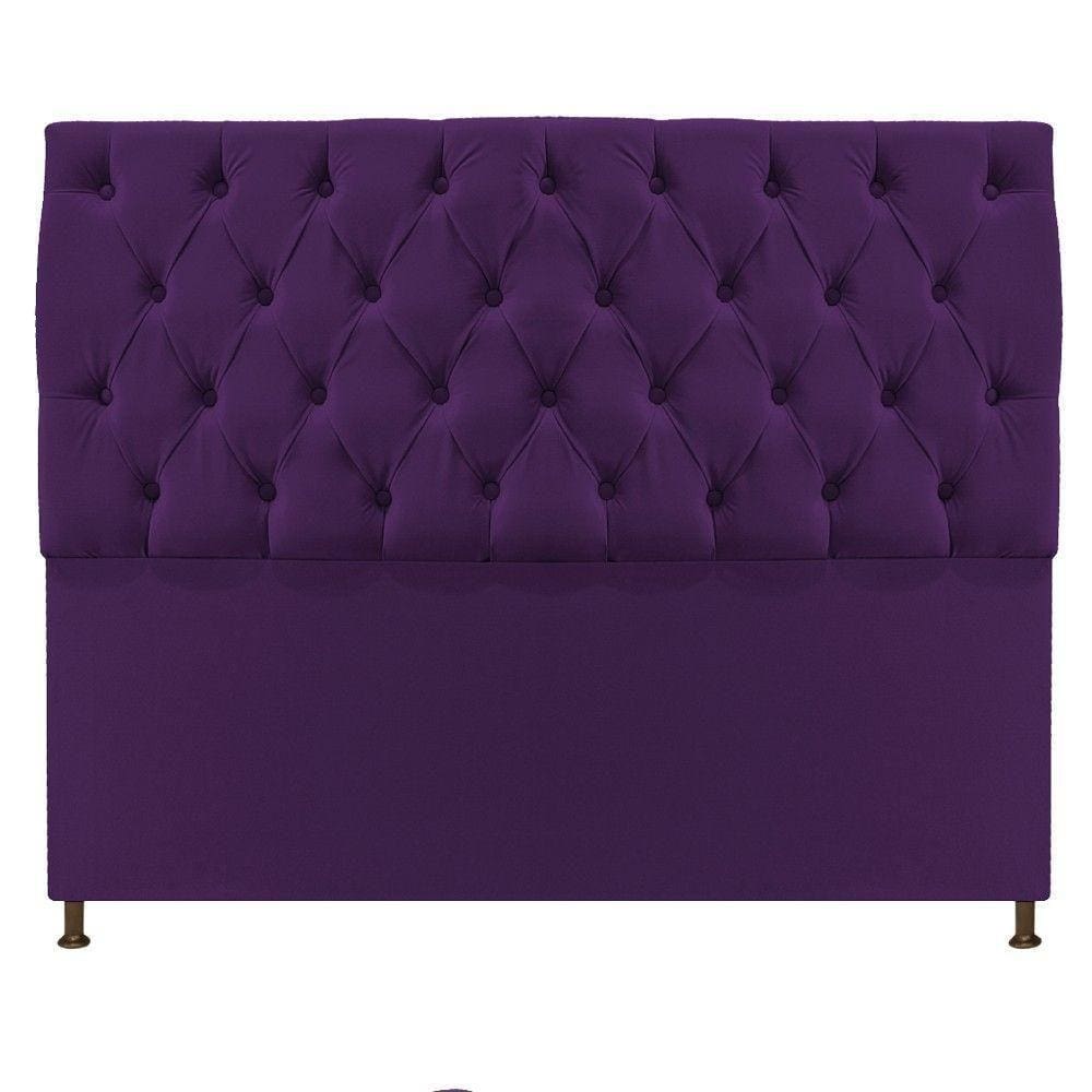 Cabeceira Sofia 140cm Roxo