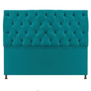 Cabeceira Sofia 195cm Azul Turquesa