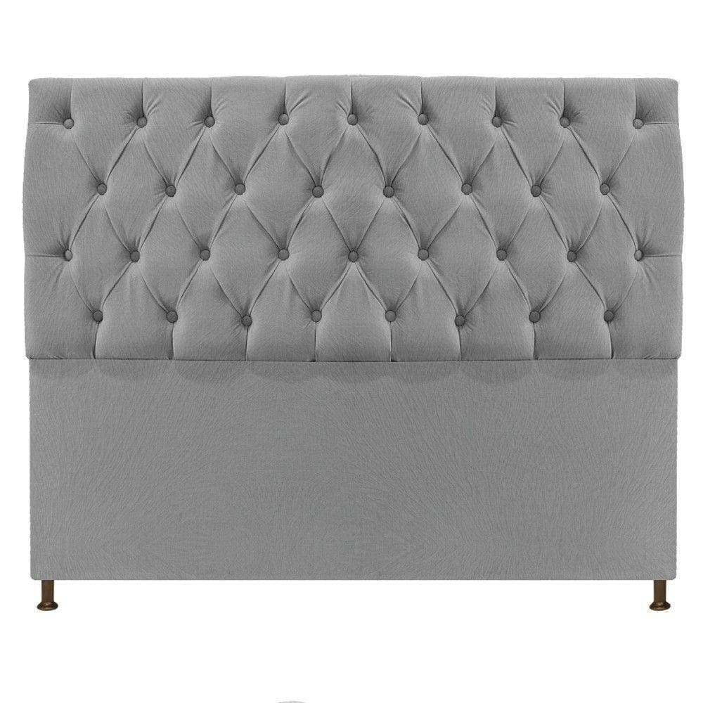 Cabeceira Sofia 160cm Cinza
