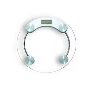 Balança De Piso Digital De Vidro Redonda 180Kg - Bons Cheff