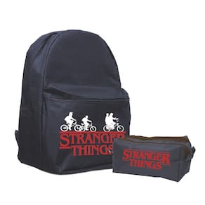 Kit Mochila+Estojo Escolar Nerd Bag`s Stranger Things