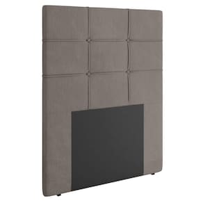 Cabeceira Cama Box Solteiro 90cm D10 Esmeralda Suede Bege - Mpozenato