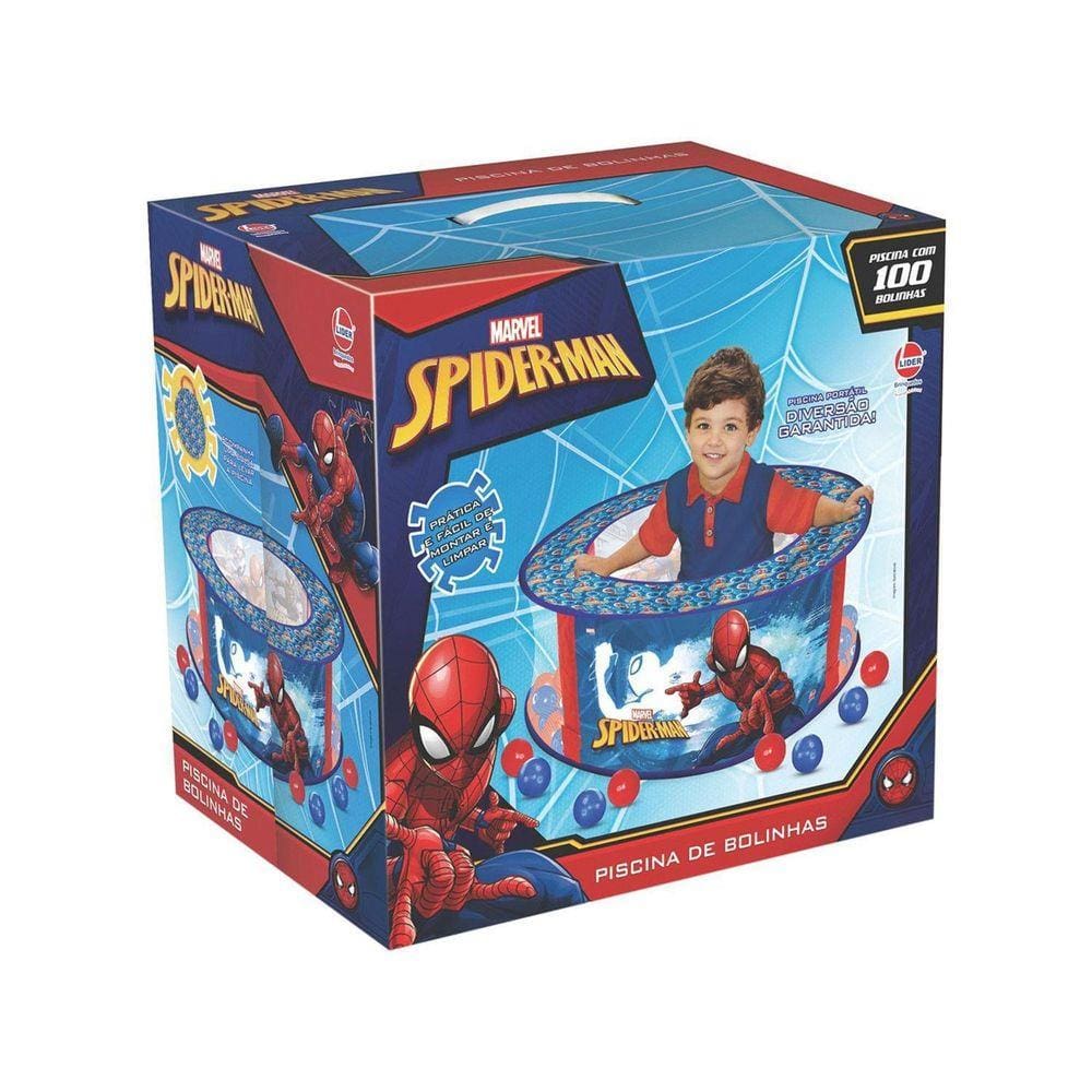 Piscina de Bolinhas Spiderman - Líder Brinquedos