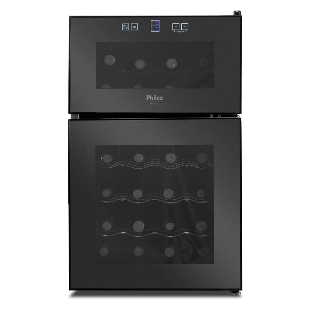 Adega Philco 24 Garrafas Preta PH24 - 220 Volts