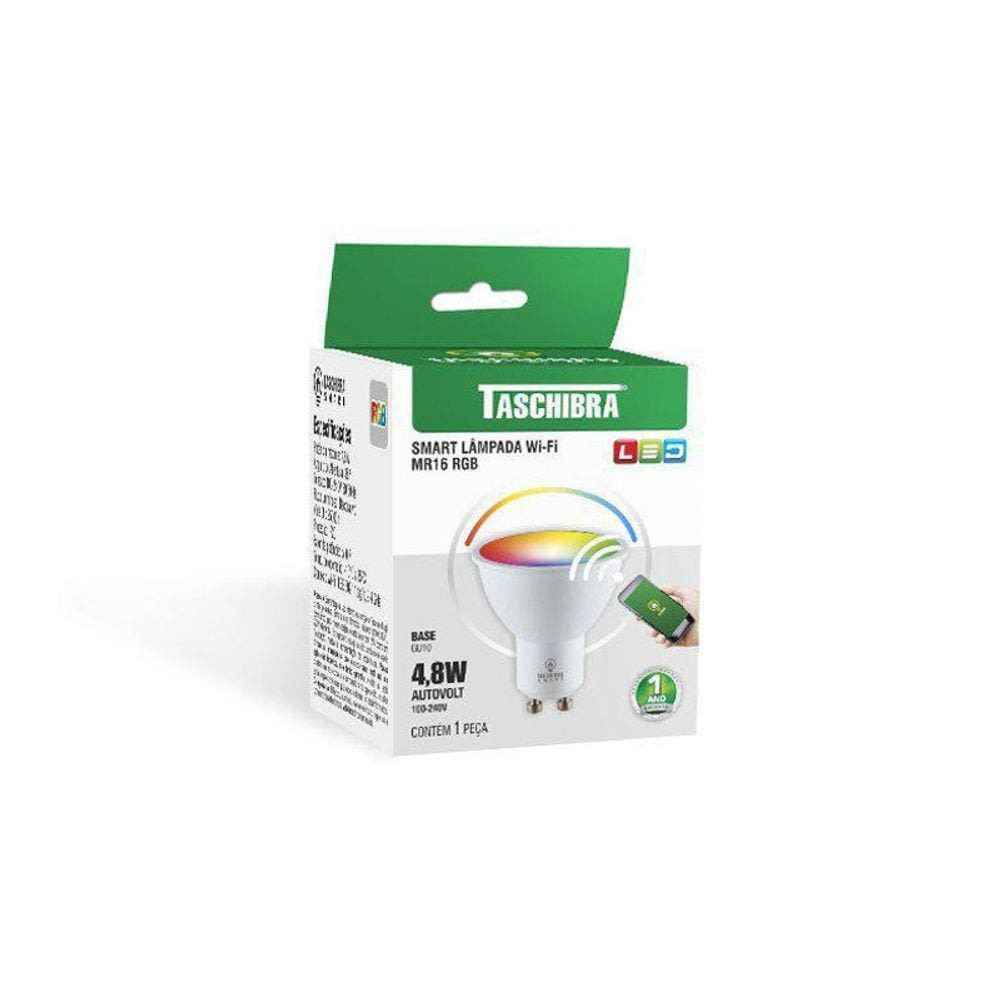 Lâmpada Smart Wi-Fi Led 4,8W Mr16 Rgb