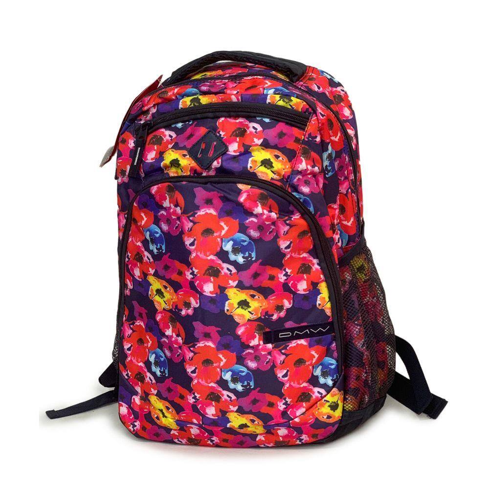 Mochila Juvenil Feminina G DMW Floral