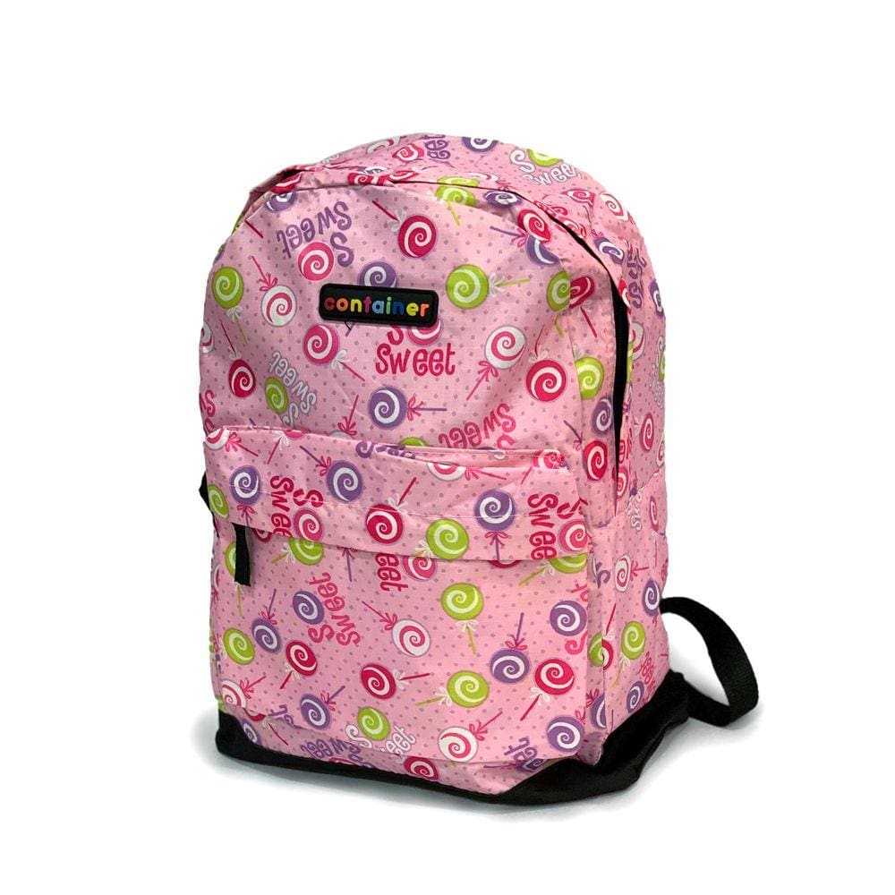 Mochila Juvenil Feminina G Container Rosa Claro Pirulito