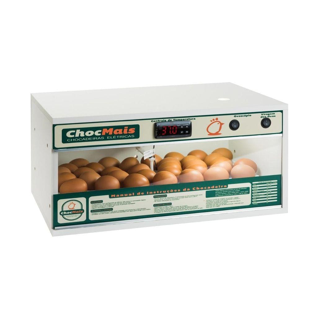Chocadeira Automática Chocmais 220V 56 Ovos Com Ovoscópio