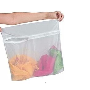 Kit 10 saco para lavar roupas 30x40 delicadas com ziper