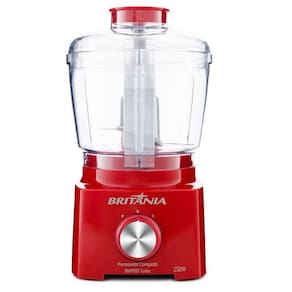 Processador Britânia 250W Turbo Vermelho BMP900V