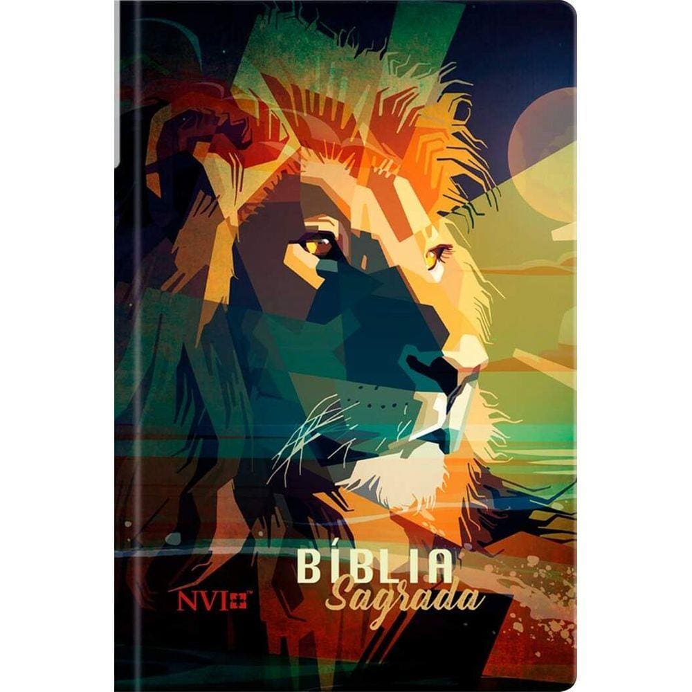 Bíblia Sagrada Leão colorido NVI