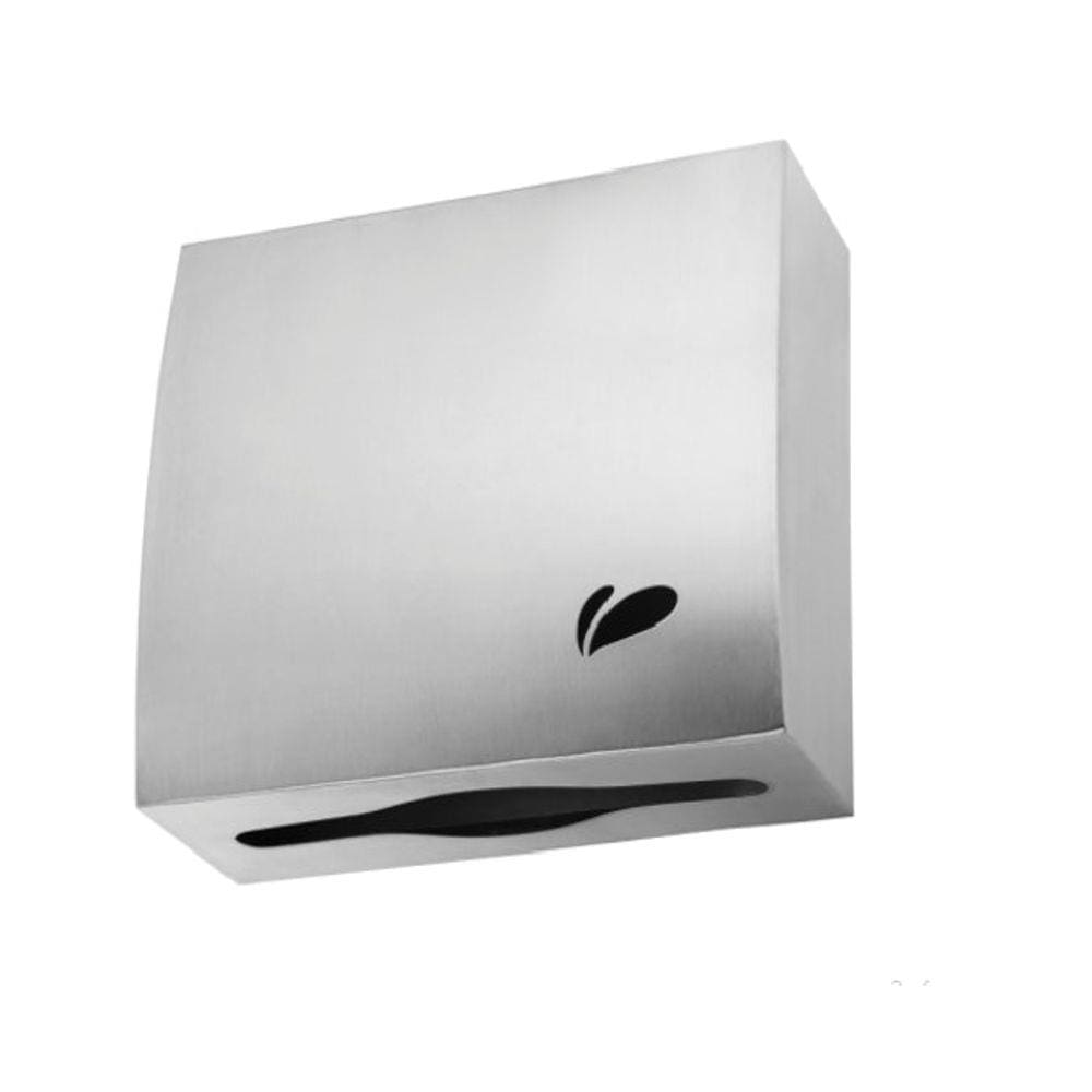 Toalheiro Inox Escovado Noble Papel Toalha Folhas Biovis