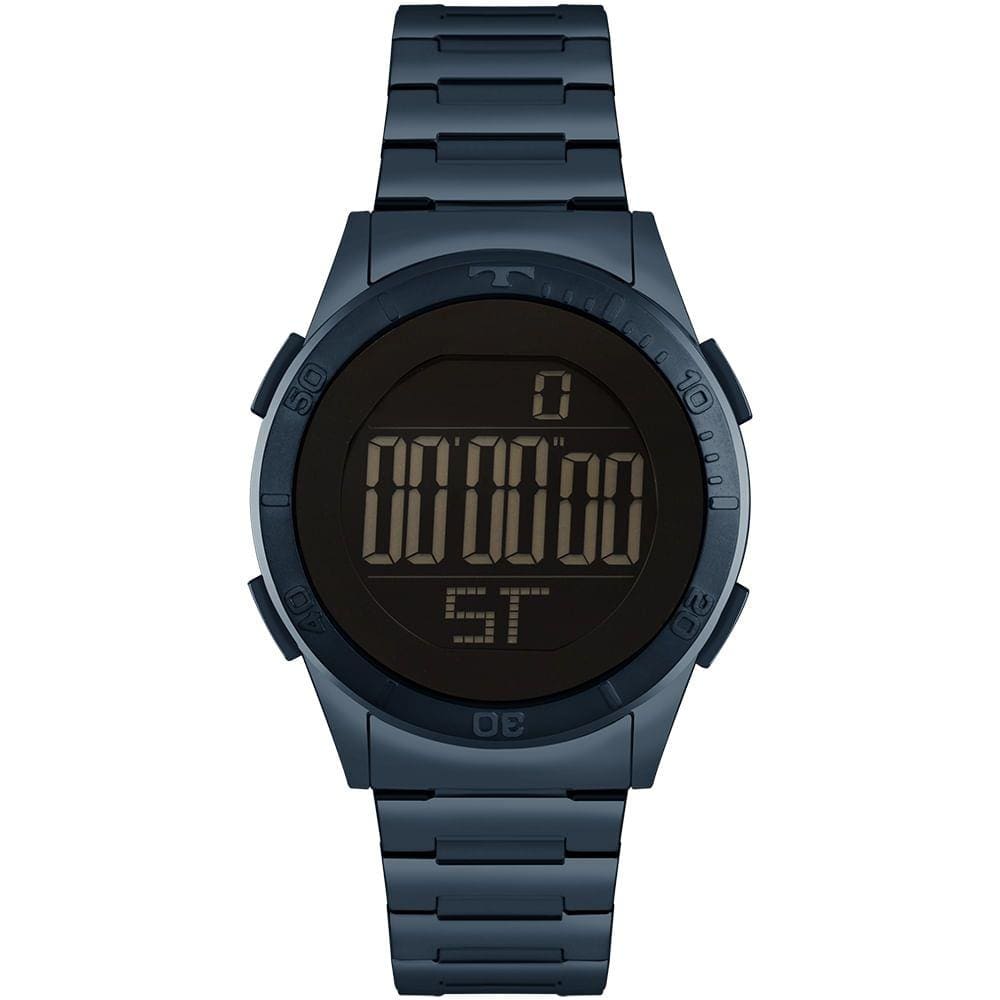 Relógio TECHNOS Skydiver feminino digital azul BJ3361AC/4P