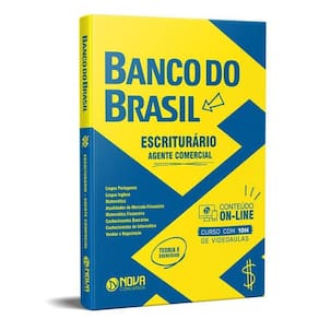 Apostila Banco do Brasil 2021 Escriturário Agente Comercial