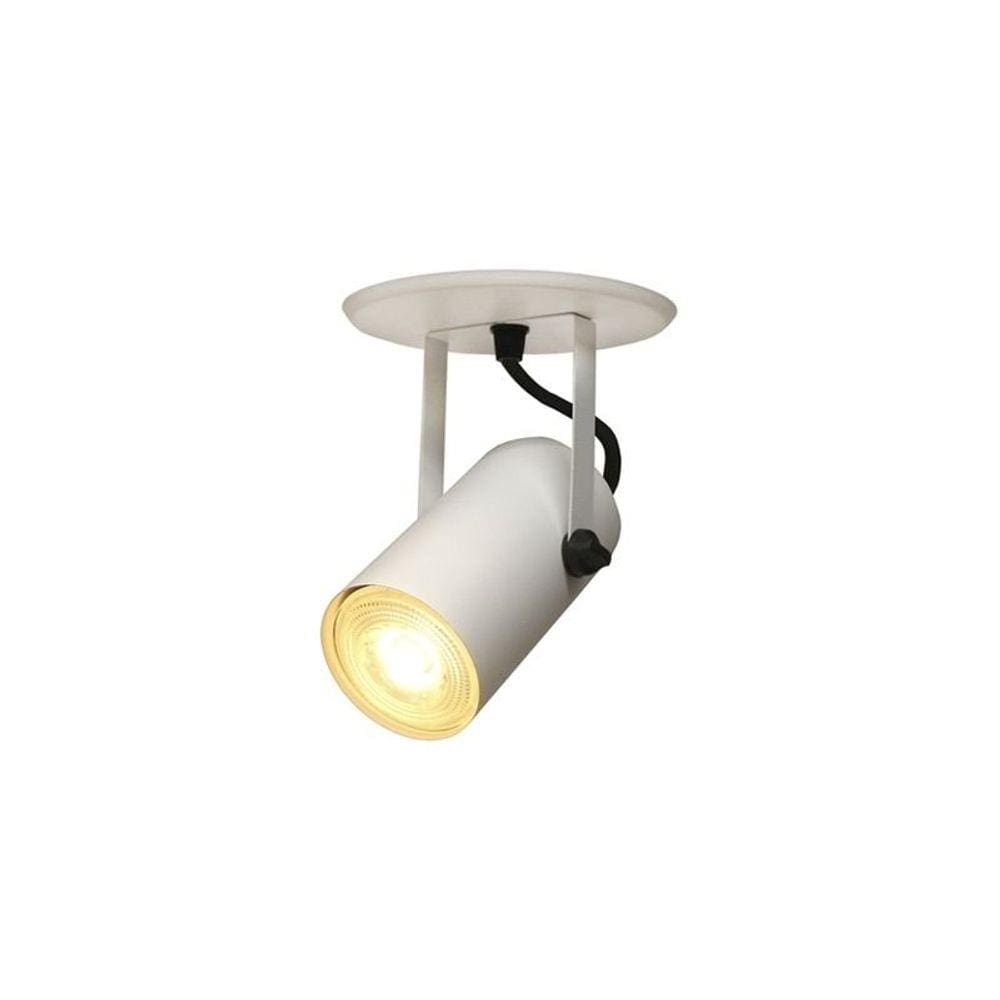 Spot Móvel Taschibra Cannon para 1 Lâmpada Par 20 E27 Bivolt Branco