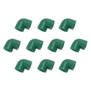 Kit Com 10 Joelhos Ppr Para Rede Água Quente e Fria 90 Graus 32 Mm Topfusion