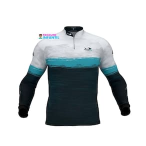 Camiseta de Pesca Infantil Presa Viva com Proteção Solar UV30+ PV 06