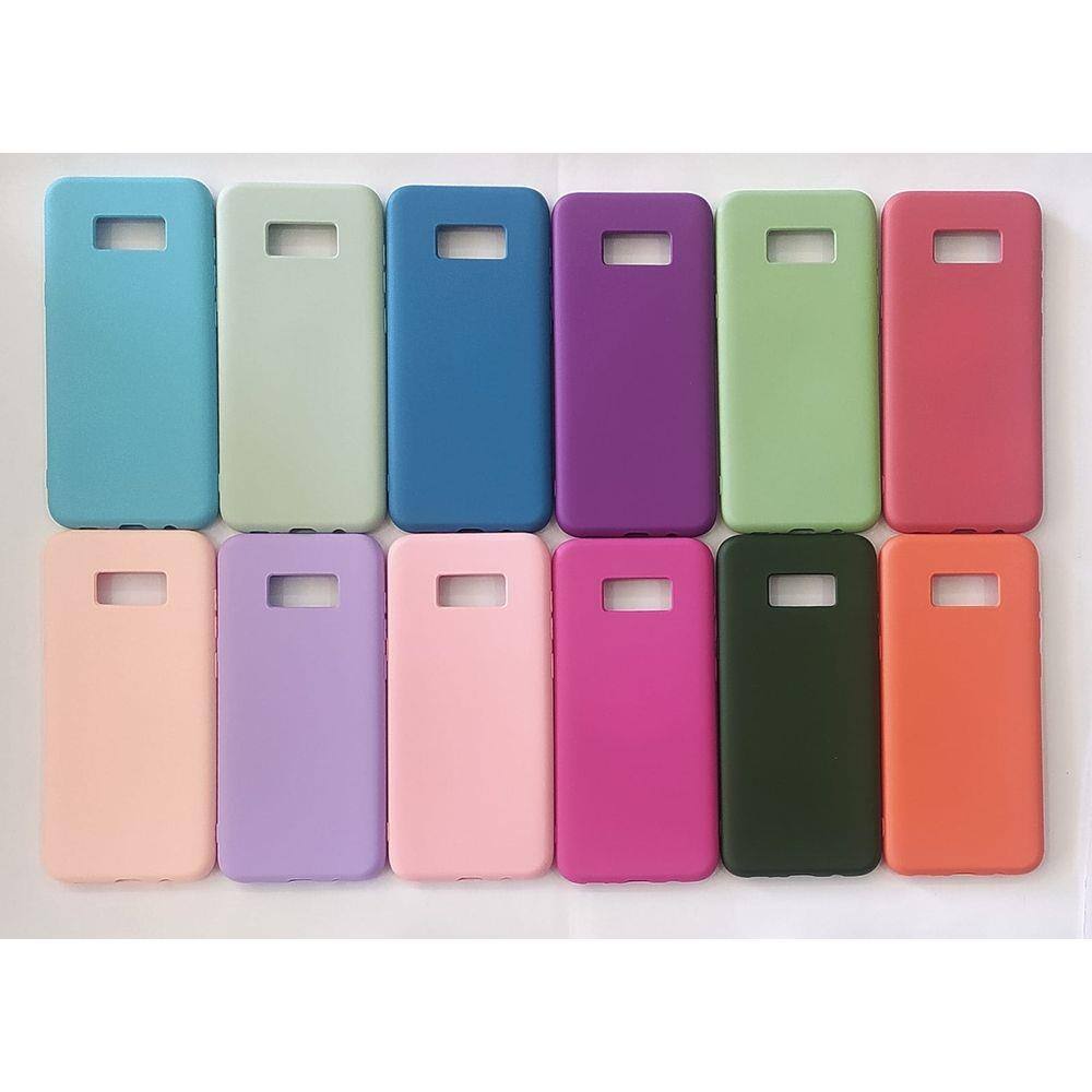 Capa Silicone Dura Samsung Galaxy S8 Plus Rosa