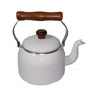 Chaleira esmaltada Branca - 1,8 litros