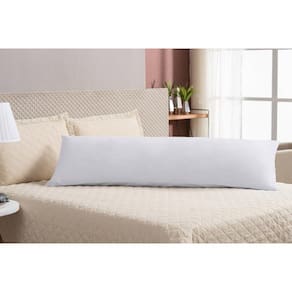 Fronha De Travesseiro De Corpo Percal 180 Fios Branco 90Cm