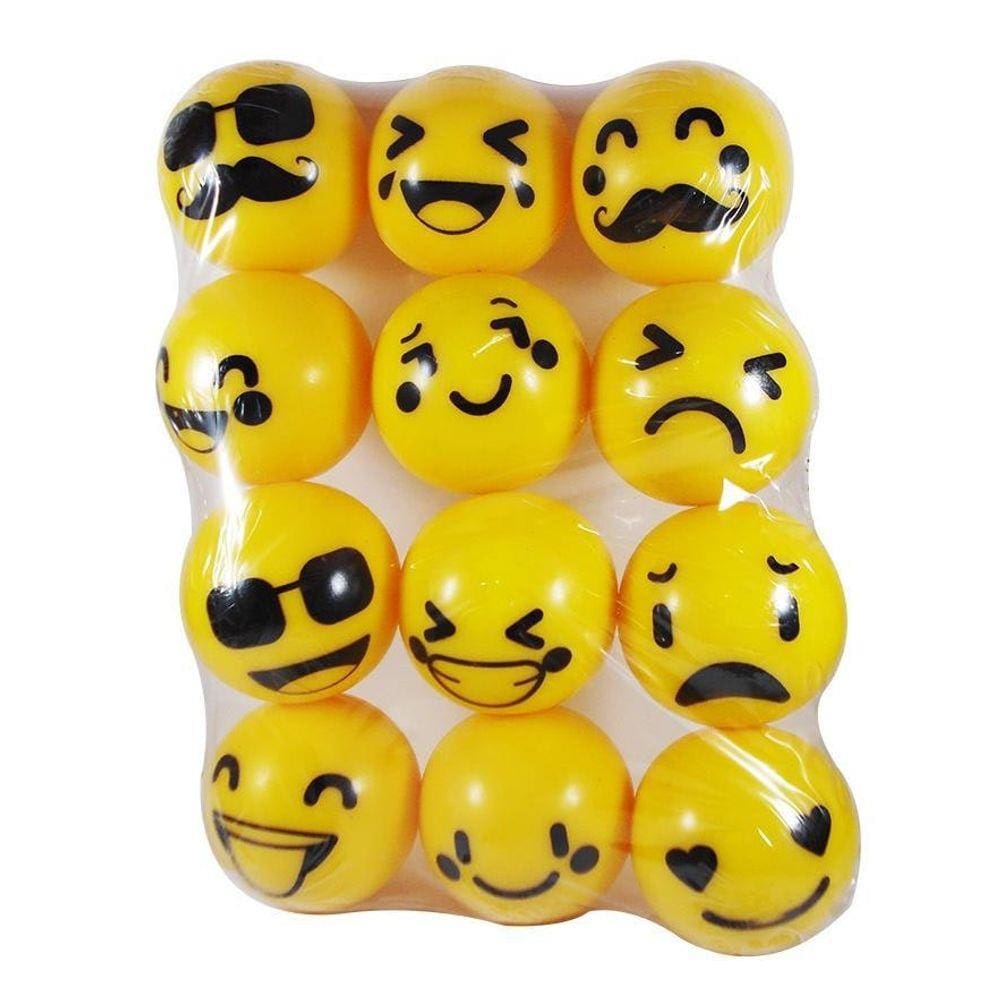 Bola De Borracha Emoções Para Pet 12 Un