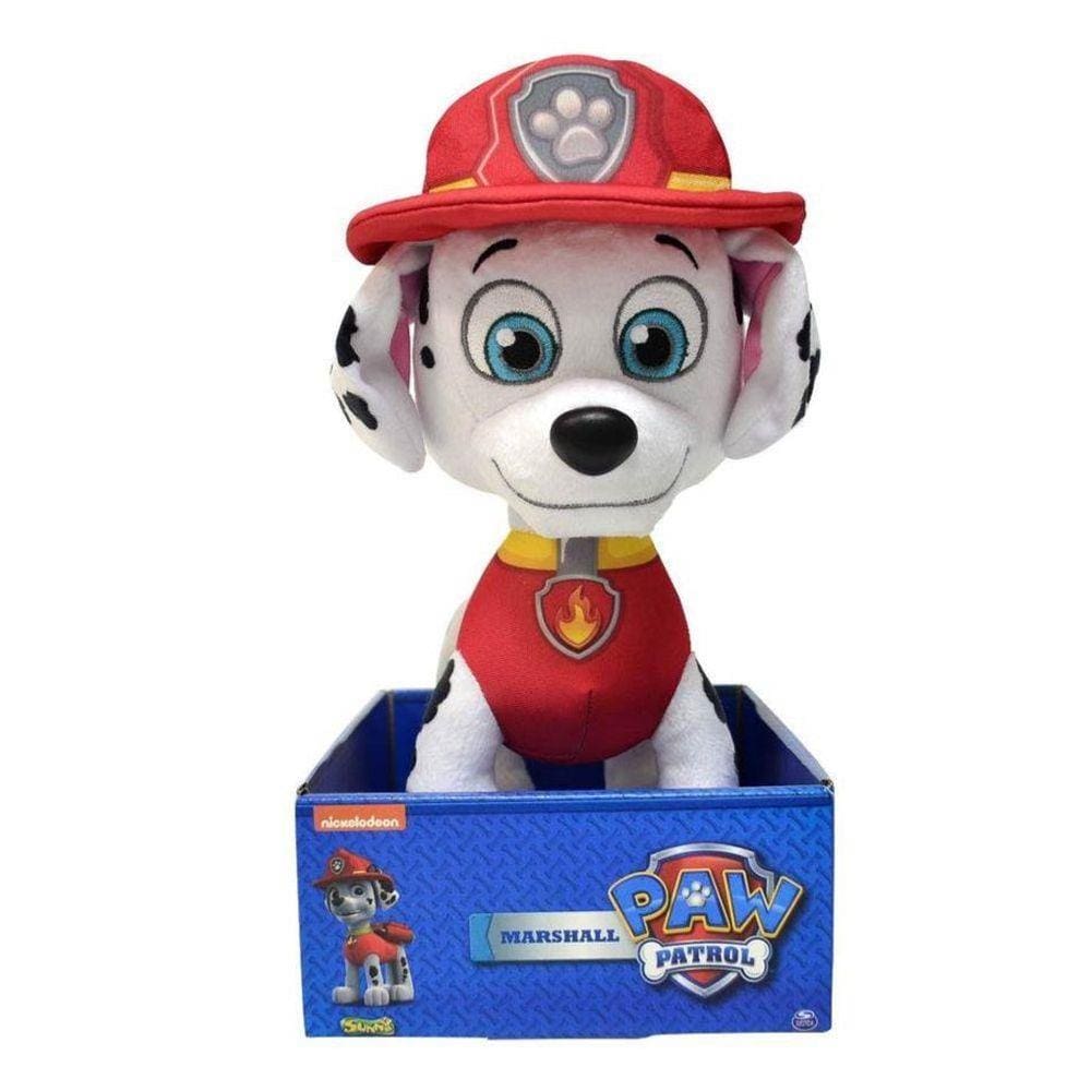 Boneco Pelucia 30cm Patrulha Canina Marshall  Sunny